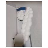 JIKIOU Upgrade Leather Cloud Keyboard Wrist Rest, Cloud Wrist Rest with Non-Slip PU Base, Comfortable Memory Foam Wrist Rest for Computer Laptop Mac Gaming Office and Pain Relief Wish New Year Gift