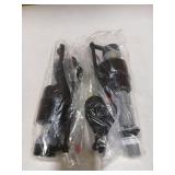 Houpeoro Universal Toilet Flusher Replacement Kit, Fill Valve, 2-Inch Flapper, Handle Replacement, Adjustable, Quiet, Easy to Install, Complete Toilet Parts Inside Tank Kit (Black, 2-Pack)