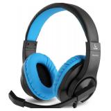 Meedasy Kids Adults Over-Ear Gaming Headphone for Xbox One, Nintendo Switch, Bass Surrounding Stereo, PS4 with Microphone and Volume Control for Laptop, PC, Wired Noise Isolation (Blue)