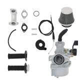 Carburetor Carb Replacement for Honda CRF70F 2004-2012 XR70R 1998-2003 with Air Filter Intake Throttle Cable