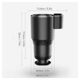 2 in 1 Smart Car Cup Warmer Cooler, 12V 36W Car Cooling and Heating Cup Mug Holder, Touch Control, Universal Intelligent Car Heated Cooling Travel Mug for Water Coffee Beverage