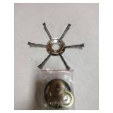 7" Steel Wire Grass Trimmer Head Universal Gas Trimmer Brush Cutter Replacement, Heavy-Duty Steel Wire Weed Eater Head Fits Stihl Husqvarna Echo Lawn Mowers with Install Kit