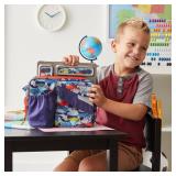 PlanetBox Rover Stainless Steel Bento Box Style Lunch Box Kit for Kids with 5 Compartments, Camo Shark Edition includes Insulated Lunch Bag, Leakproof Food Containers and Matching Magnets