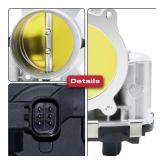 Throttle Body for 2009-2015 Chevy Silverado Tahoe Suburban Avalanche Express Colorado Corvette Savana GMC Yukon Sierra Cadillac Escalade CTS,12-15 Camaro 4.8L 5.3L 6.0L 6.2L 12601387 12629992 2173151