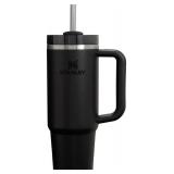 STANLEY Quencher H2.0 Tumbler with Handle and Straw 30 oz | Flowstate 3-Position Lid | Cup Holder Compatible for Travel | Insulated Stainless Steel Cup | BPA-Free | Black 2.0 (Top Broke)