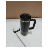 STANLEY Quencher H2.0 Tumbler with Handle and Straw 30 oz | Flowstate 3-Position Lid | Cup Holder Compatible for Travel | Insulated Stainless Steel Cup | BPA-Free | Black 2.0 (Top Broke)