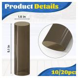 20Pcs Pool Cover Spring Sleeves, Winter Pool Cover Spring Covers Pool Safety Cover Springs, Vinyl Protective Sleeves for In-Ground Swimming Pool