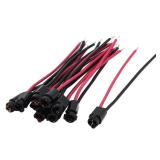 Uxcell Car Dashboard Light T5 Socket Wiring Harness Connectors 10pcs