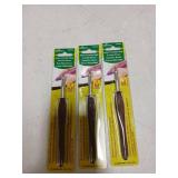 Clover 1049/J Amour Crochet Hook, Size J, 6.0mm 3pk