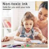 Volcanics Dry Erase Markers Low Odor Fine Whiteboard Markers Thin Box of 12, 10 Colors