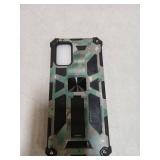 NZND Designed for Samsung Galaxy A02S Phone Case with Tempered Glass Screen Protector, Full-Body Protective Shockproof [Military-Grade], Built in Kickstand, Heavy-Duty Case (Camo)