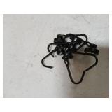 E BAVITE Magnetic Hooks, 30lbs+ Magnet Hook 2025 Cruise Cabin Ship Essentials Heavy Duty Strong Magnets Refrigerator Fridge Hanging for Classroom Beach Vacation Kitchen Grills Home 6pcs (Black)