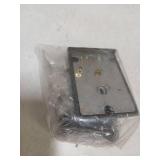 Bitray Night Latch - Traditional Anti-Theft Door Lock, Vintage Wooden Security Lock, Double Insurance, Black