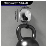 4 Pcs Suction Cup Hooks for Inside Shower, Stainless Steel Heavy Duty Towel Hook Shower Towel Holder for Bathroom, Kitchen, Glass Door, Mirror, Tile-Loofah, Towel, Coat, Bath Robe