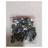 PATIKIL M5 Rubber Flat Washer, 100 Pack 5mm ID 11mm OD 1.6mm Thick Sealing Spacer Gasket Ring for Faucet Pipe Water Hose Fastener Bolt, Black