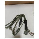 Adjustable Hammock Tree Straps Heavy Duty Tree Swing Rope 3.9Ft(47") 360°Rotation Tree Swings Hanging 1000lbs for Outdoor Swings Hammock Playground Set Accessories,2Pcs of Green