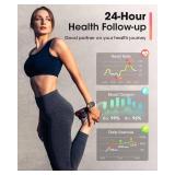 Fitness Trackers for Women Smart watch: Fitness Watch with Blutooth Call 24/7 Heart Rate SpO2 Sleep Monitor IP68 Waterproof 120+ Sport Mode Activity Trackers Compatible iPhone Android Phones (3 Bands)