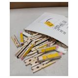 Teenyyou 30 Pcs Clothespins Gift for Teacher Magnetic Clothespins for Classroom Teacher Clothes Pins Photo Clips for Pictures Xmas Gift for Office Whiteboard Supplies