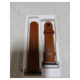 OUHENG Leather Bands Compatible with Apple Watch Band 49mm/46mm/45mm/44mm/42mm, Genuine Leather Strap for iWatch Ultra 3/2/1 & SE 3/2/1 Series 11 10 9 8 7 6 5 4 3 2 1 (Retro Brown/Black)