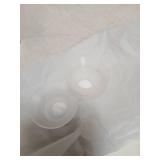 IVARONAL Flange Insert 2PCS 19mm Compatible with Momcozy M9/M6/M5/S12 Pro/V1 Pro/V2 pro, Spectra/Medela/Elvie/NCVI/TSRETE/eufy/Lansinoh/Paruu/MomMed Breast Pump 24mm Shields/Flanges (2pcs-19mm)