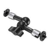 SmallRig 5.5 Inches Adjustable Friction Articulating Magic Arm, with Both 1/4" Screw for LCD Monitor/LED Lights