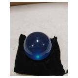 Uxcell Blue Acrylic Contact Juggling Ball 2-3/4 Inch(70mm) with Ball Bag