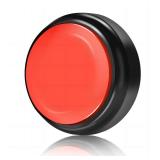 Record Talking Button Easy Button Recording Voice Button Funny OfficeToys Multifunctional Dog Buttons Talk for Communication-Classroom-Friendly Recordable Sound Buttons Buzzer Button Black+Red