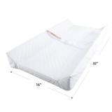 BBjixiang Baby Diaper Changing Table Pad with Waterproof Cover, Contour Changing Pad for Dresser Top 32x16