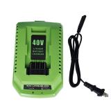 Replacement for GreenWorks 40V Battery Charger, Compatible with Greenworks 40V Lithium Ion Battery 29482, 29462, 29472, 2901319, 2938302, BAF702, L-300, BAF704, BAF705 Power Tools