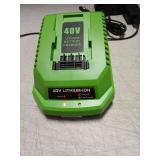 Replacement for GreenWorks 40V Battery Charger, Compatible with Greenworks 40V Lithium Ion Battery 29482, 29462, 29472, 2901319, 2938302, BAF702, L-300, BAF704, BAF705 Power Tools
