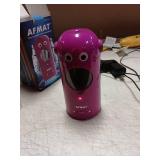 AFMAT Electric Pencil Sharpener for Colored Pencils 7-11.5mm, Fully Automatic Robot Pencil Sharpener, Auto in & Out, Rechargeable Hands-Free for Classroom/Home/Office, Battery Operated, PSX5RB, Pink