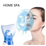 Face Steamer for Facial Deep Cleaning, Facial Steamer for Face, 2 Modes Facial Steamer for Unclogs Pores, Hydrating, Blue(Include Blackhead Remover Kit, Mask Brush, Headband)