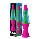 Lava The Original Lamp - 14.5" Neon Pink - Classic Liquid Motion Lamp - Green/Yellow and Blue Liquid - Item #2383 (Amazon Exclusive)
