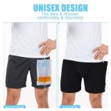 Timgle 6 Pcs Urine Bag Pants, Incontinence Care Catheter Underwear Urinate Drainage Bag Pants, Ostomy Drainage Care Trousers Underwear for Abdominal Surgeries Patient Incontinent People, Double Pocket