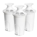 Water Filter Replacement Compatible with Brita Water Pitchers and Dispensers, by DESENRUIS for Classic 35557, OB03, Mavea 107007, Reduce Chlorine and Bad Taste, BPA free, Pack of 3