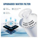 Water Filter Replacement Compatible with Brita Water Pitchers and Dispensers, by DESENRUIS for Classic 35557, OB03, Mavea 107007, Reduce Chlorine and Bad Taste, BPA free, Pack of 3