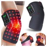 Red Light Therapy for Knee, Astarexin 72 LED Knee Wrap 3000mAh Rechargeable, Cordless Infrared Light Therapy Knee Brace Therapy Pad for Knee Shoulder Elbow Joint Relief, FSA or HSA Eligible