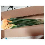 Hananona 10 Pcs Artificial Daffodils Flowers Narcissus Faux Spring Flowers Fake Silk Daffodil Flower Arrangement for Indoor Outdoor Home Wedding Decor (10, Yellow)