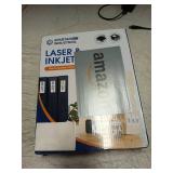 4" X 2 1/2" Printable Shipping Address Labels Compatible with Inkjet and Laser Printers - 250 Sheets, 2000 Total Matte White Paper Stickers for Mailing - Spartan Industrial Template R020