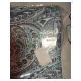 ENASAL Cotton Bedspread Quilt Sets, Reversible Bedding Coverlet Sets Comforter, Floral Paisley Bedspread (Blue, Queen Size)