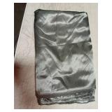 MR&HM Satin Bed Sheets, Queen Size Top Sheet Silky Bedding  (Queen, Dark Grey)