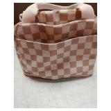 Bluboon Lunch Bag for Women Men Cute Corduroy Lunch Tote Bags Reusable Insulated Lunch Box Large Capacity Reusable Insulated Cooler for Work Picnic or Travel