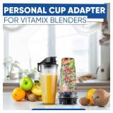 Personal Cup Adapter for Vitamix Blender fits 5200, 5300, 6300, 6500, 7500, 780 Professional Series and More