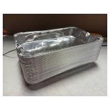 Demiwise Thickened 30 Pack Heavy Duty Aluminum Pans, 13x9 Aluminum Foil Pans Disposable, Half Size Steam Table Foil Baking Tray for Cooking, Baking, Roasting & Chafing, Cake Pan, Carton Packaging