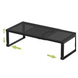 Jojocross Expandable Adjustable Stackable Kitchen Organizer, Spice Rack,Metal Pantry Storage Shelves Racks,Counter Shelf for Cabinets, Countertop, Cupboard(1 Pack/Large/Black)