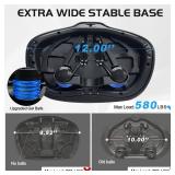 Noseless Bike Seat Cushion for Men & Women - Extra Padding & Comfort Wide Bicycle Seat, Oversized Comfortable Saddle for Peloton Bikes, Exercise Bikes, Electric Bikes, Cruiser Bikes