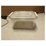 QKDS Medicine Storage Box with Handles, Clear Plastic Medicine Storage Organizer & First Aid Box, Multipurpose Medical Supply Organizer with Removable Tray for Home, Office & Travel(Clear)