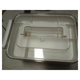 QKDS Medicine Storage Box with Handles, Clear Plastic Medicine Storage Organizer & First Aid Box, Multipurpose Medical Supply Organizer with Removable Tray for Home, Office & Travel(Clear)