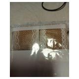 OZXCHIXU 5Pcs Burlap Ribbon Lace Roll with 30 Feet Jute Twine,Burlap Ribbon for Wedding Decorations DIY Handmade Crafts (2.2 yards for each roll)