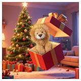 Apricot Lamb Toys Plush Yellow Plush Lion Stuffed Animal Soft Cuddly Perfect for Child (Yellow Lion, 8 Inches)